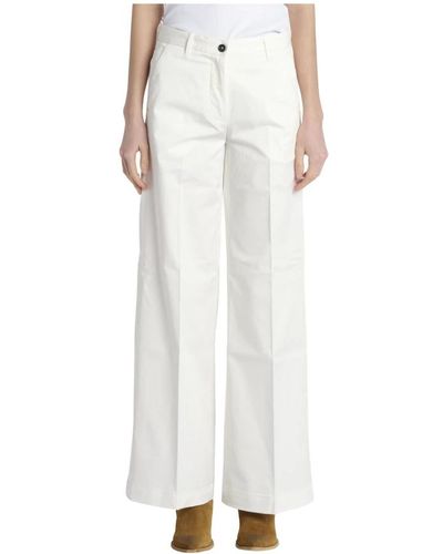 Nine:inthe:morning Trousers > wide trousers - Blanc