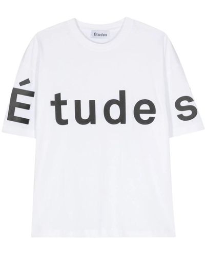 Etudes Studio T-shirts études - Weiß