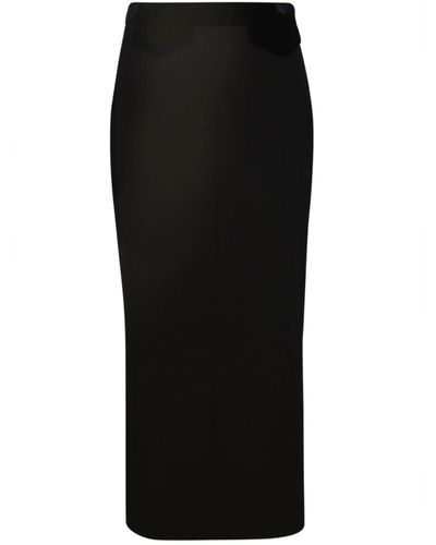 Giorgio Armani Faldas elegantes para mujeres - Negro