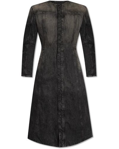 DIESEL De-sy-s vestido de mezclilla - Negro