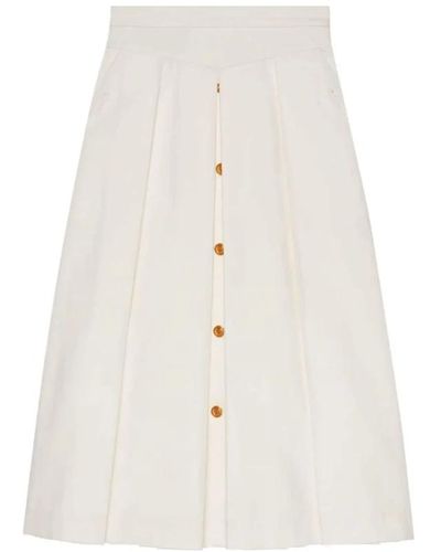 Gucci Skirts > midi skirts - Blanc