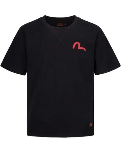 Evisu T-Shirts - Black