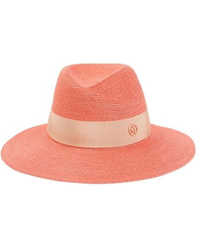 Maison Michel Peach virginie hat - Rosa