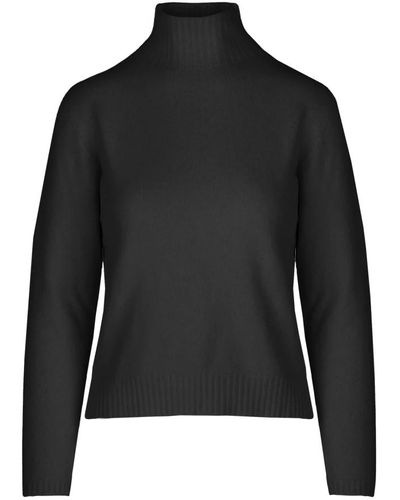 Bomboogie Suéter de cuello alto cálido y elegante - Negro