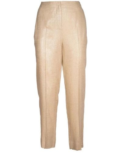iBlues Cropped Trousers - Natural