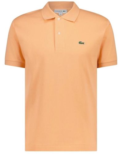 Lacoste Classic-fit poloshirt mit logo - Orange
