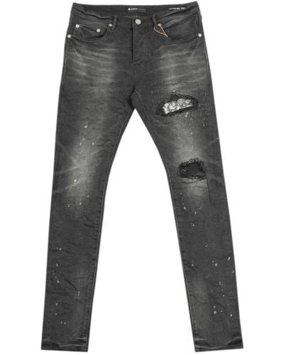 Purple Brand Slim-Fit Jeans - Gray