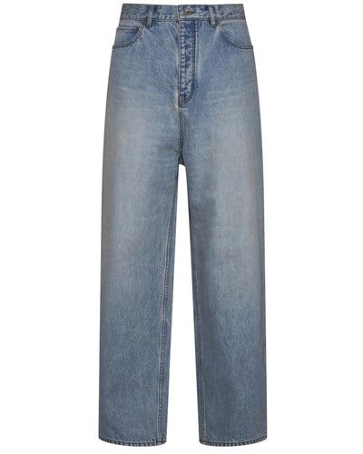 Balenciaga Stylische jeans in weiß/blau