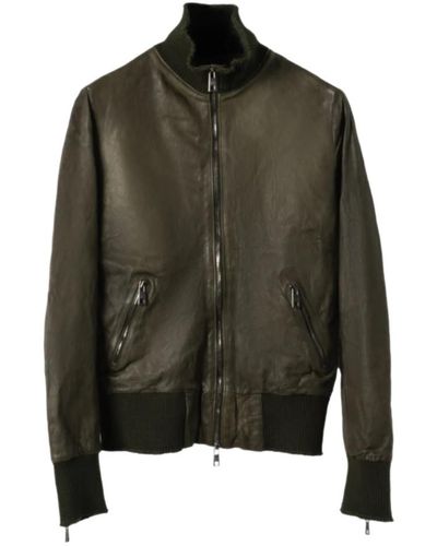 Giorgio Brato Jackets > leather jackets - Vert