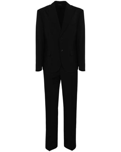 Daniele Alessandrini Single Breasted Suits - Black