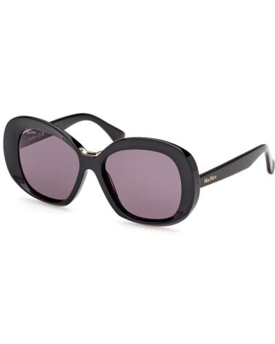 Max Mara Edna sonnenbrille schwarz glänzend kissen
