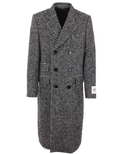Dolce & Gabbana Double-Breasted Coats - Grey