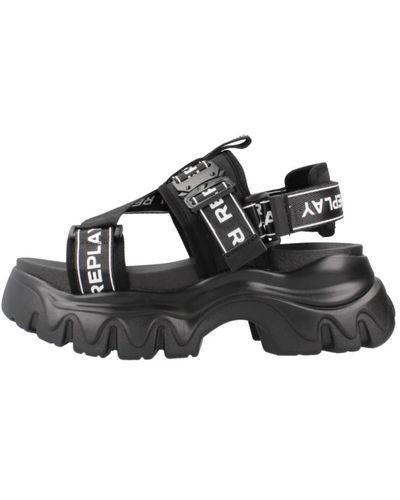 Replay Flat sandals - Negro
