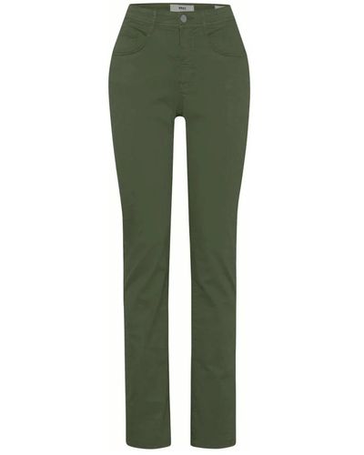 Brax Pantaloni verdi classici - Verde