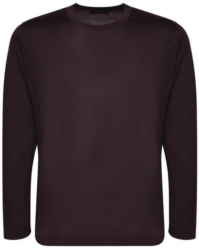 Dell'Oglio Tops > long sleeve tops - Violet