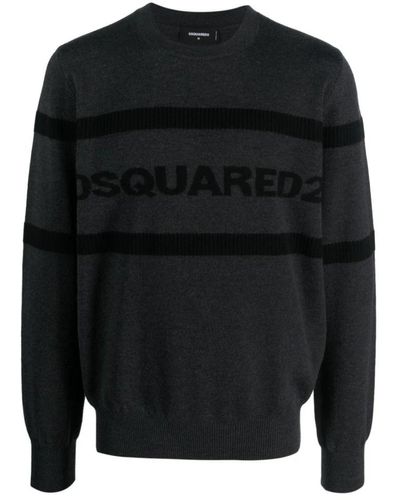 DSquared² Knitwear > round-neck knitwear - Noir