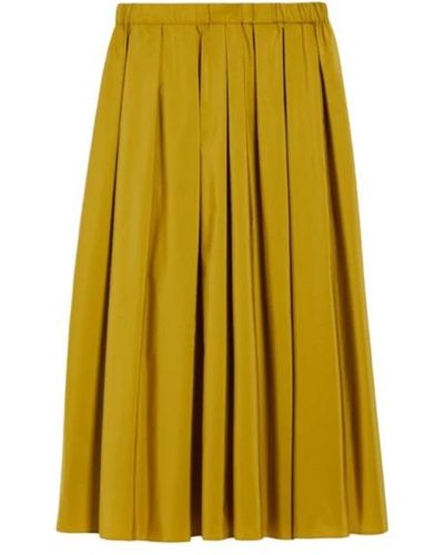 Max Mara Midi Skirts - Yellow