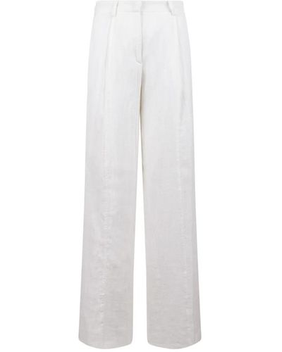 N°21 Wide Trousers - White