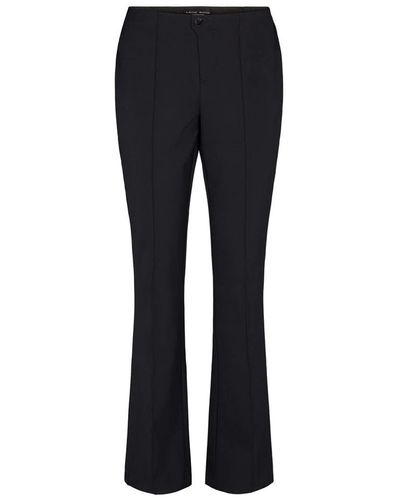 Sand Wide Trousers - Blue