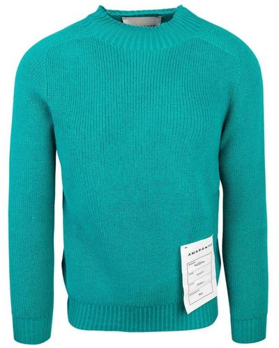 Amaranto Round-Neck Knitwear - Green