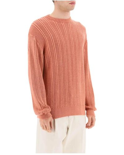 Agnona Round-neck knitwear - Pink
