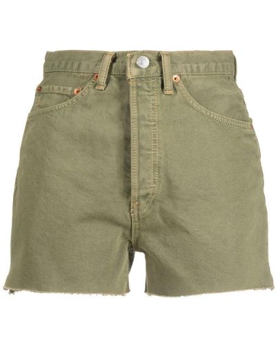 RE/DONE Short shorts - Verde