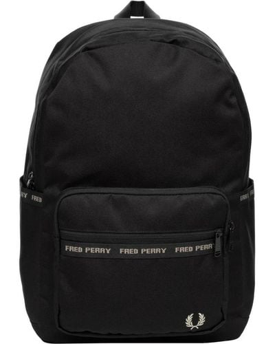 Fred Perry Backpacks - Black