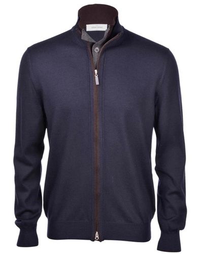 Paolo Fiorillo Sweatshirts & hoodies > zip-throughs - Bleu