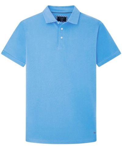 Hackett Baumwoll-polo-shirt - Blau