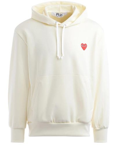 COMME DES GARÇONS PLAY Sweatshirts & hoodies > hoodies - Blanc