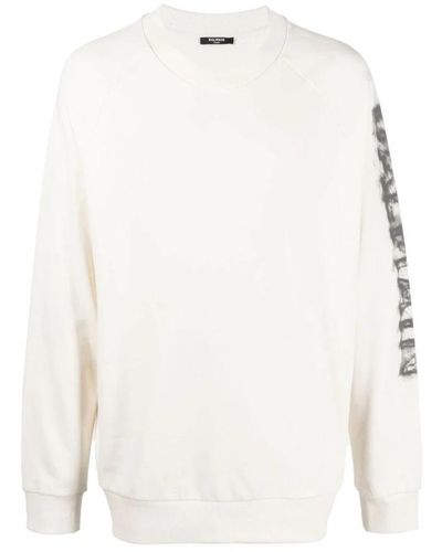 Balmain Sweatshirts - White