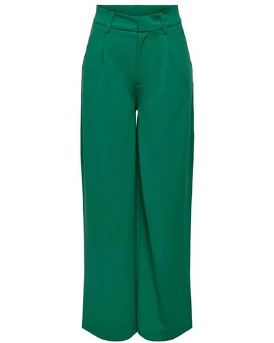 Jacqueline De Yong Pantalones verdes de mujer
