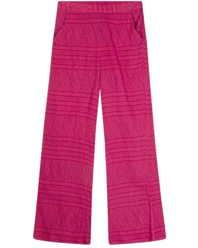 Alix The Label Wide Trousers - Red