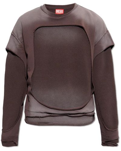 DIESEL 'k-osbert' sweatshirt - Marrone