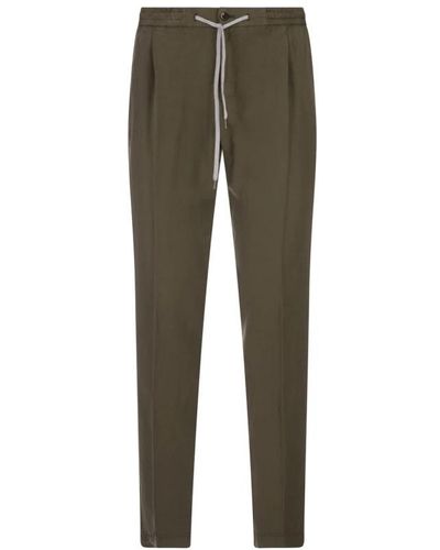 PT Torino Slim-Fit Trousers - Green