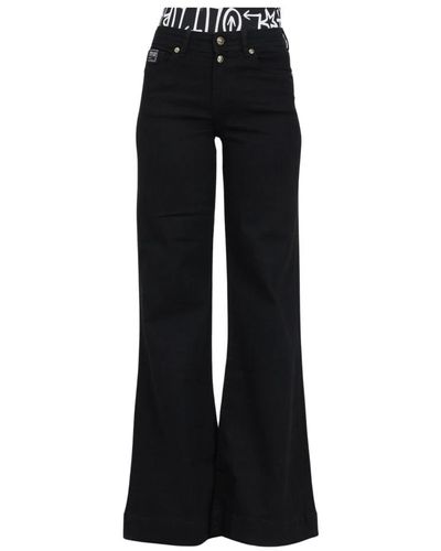Versace Jeans Couture FLOCK - Chaqueta de plumas - black/negro 