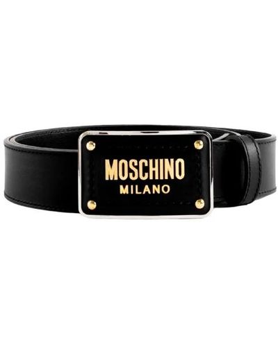 Moschino Cintura in pelle 8010-8001 - Nero