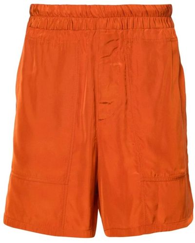 Dries Van Noten Shorts > casual shorts - Orange
