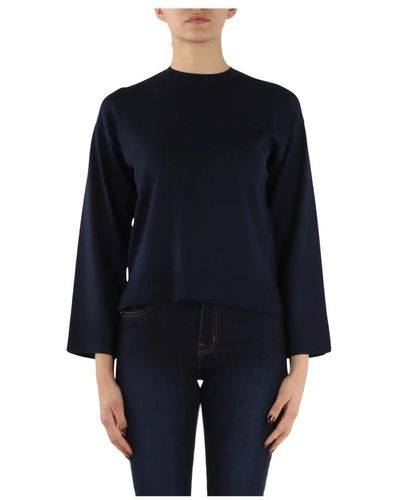 Armani Exchange Knitwear > round-neck knitwear - Bleu