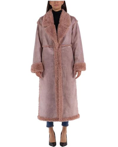 Fracomina Jackets > faux fur & shearling jackets - Marron