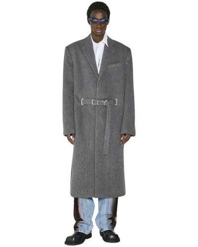 Y. Project Coats > belted coats - Gris
