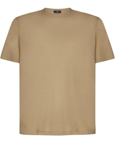 Herno T-Shirts - Natural