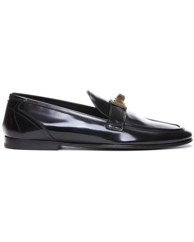 Dolce & Gabbana Leder loafers - Schwarz