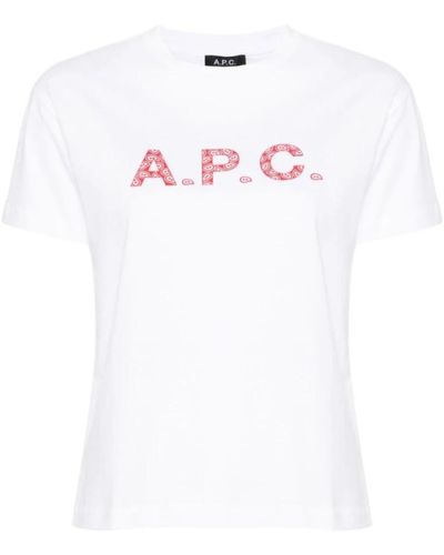 A.P.C. Chelsea tab t-shirt - Weiß