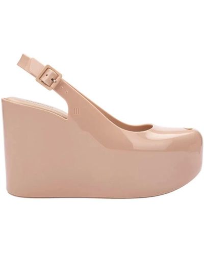 Melissa Groovy cuña - pvc melflex - tacón 11cm - Rosa