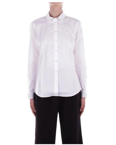 Barbour Weiße button-up bluse,weiße casual bluse
