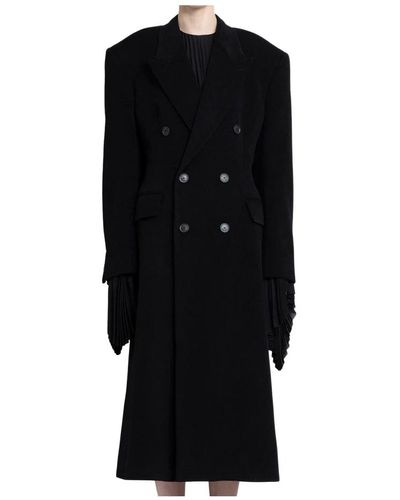 Balenciaga Oversized cashmere coat - Schwarz