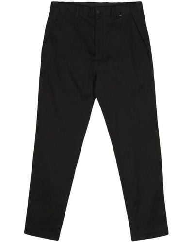 Calvin Klein Straight Trousers - Black