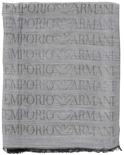 Giorgio Armani Winter Scarves - Grey