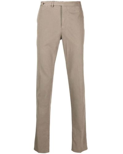 PT01 Trousers > slim-fit trousers - Gris